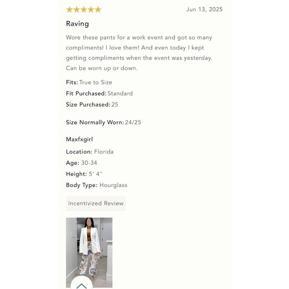 NWT Size 26 -The Colette Magic Fabric Crop Wide-Leg Pants by Maeve (NWT US$ 130) - Picture 4 of 16